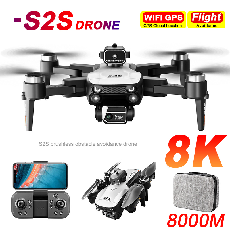 Drone Surveying - Novo drone s2s 8k profissional hd