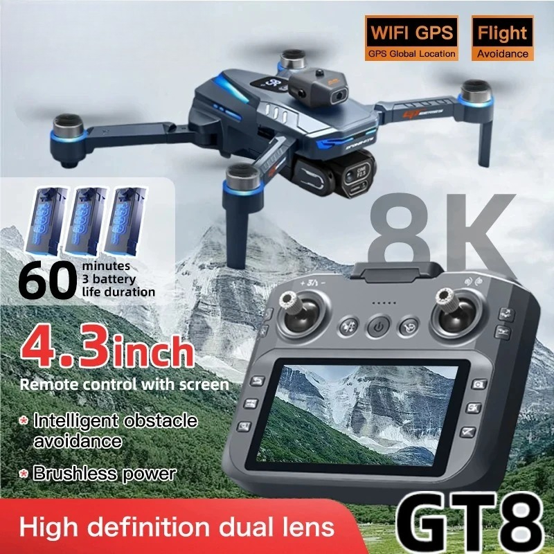 Drone Mapping - Drone Original GT8 8K Profissional com