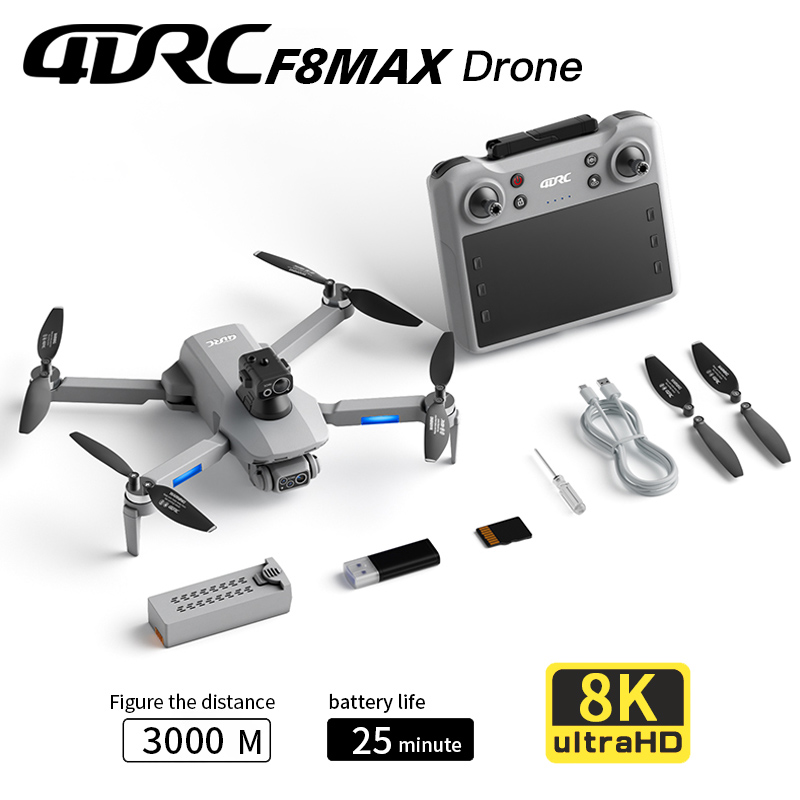 Drone Surveying - F8 max gps drone profissional 8k