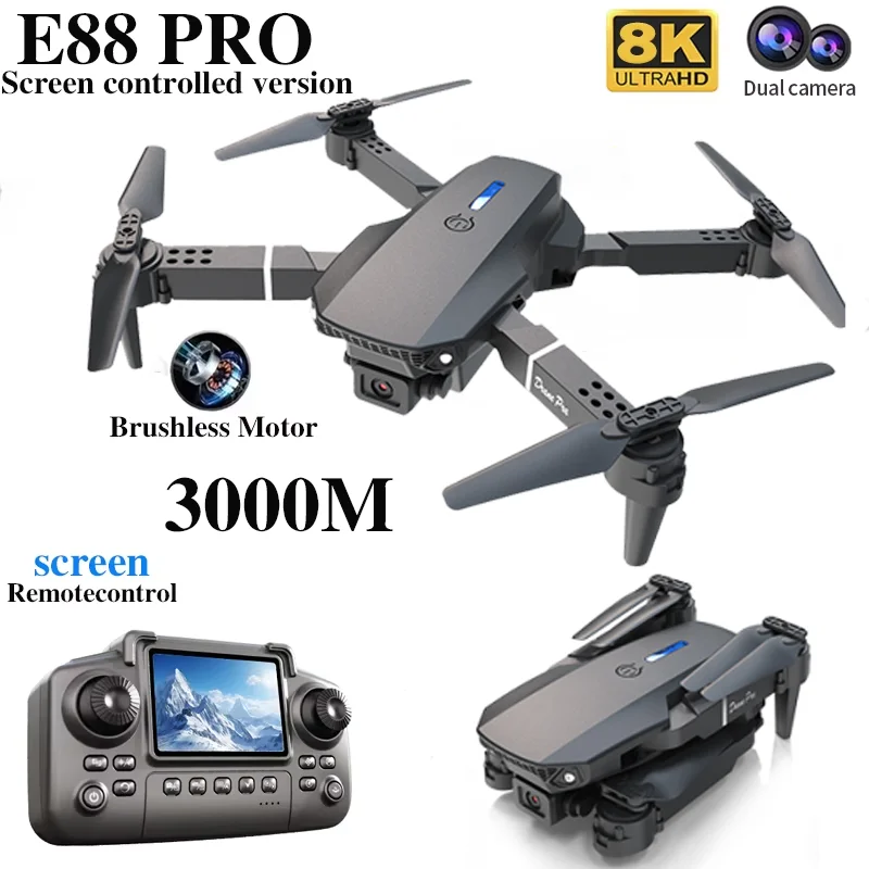 Drone Profissional E88 PRO com - Drone Surveying avaliação e preço