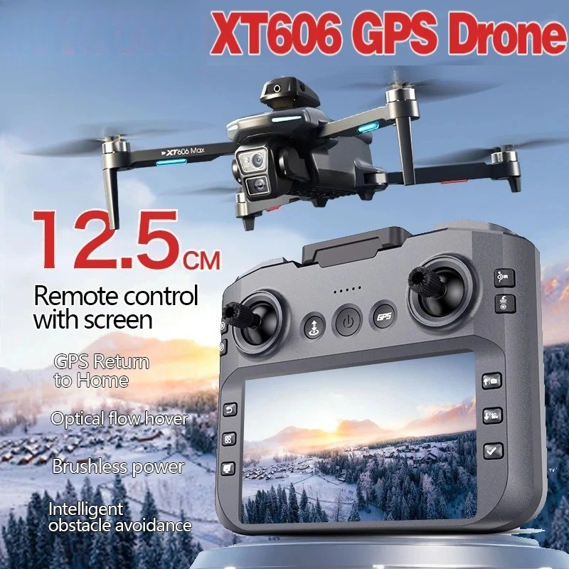 Drone Original XT606 MAX GPS 4 - Drone Surveying avaliação e preço