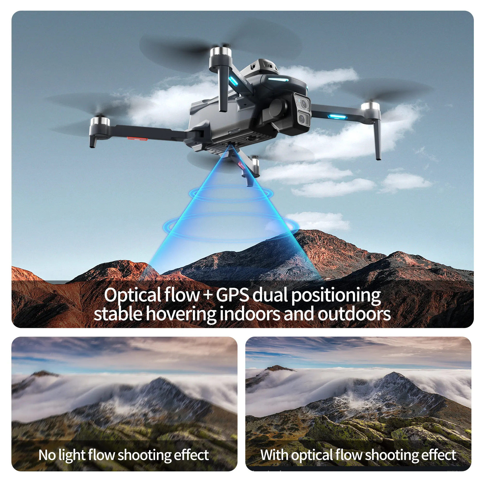 Drone Original XT606 MAX GPS 4 - Drone Surveying avaliação e preço